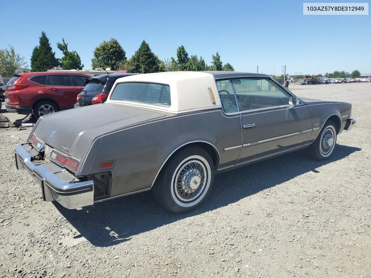 1G3AZ57Y8DE312949 1983 Oldsmobile Toronado Brougham