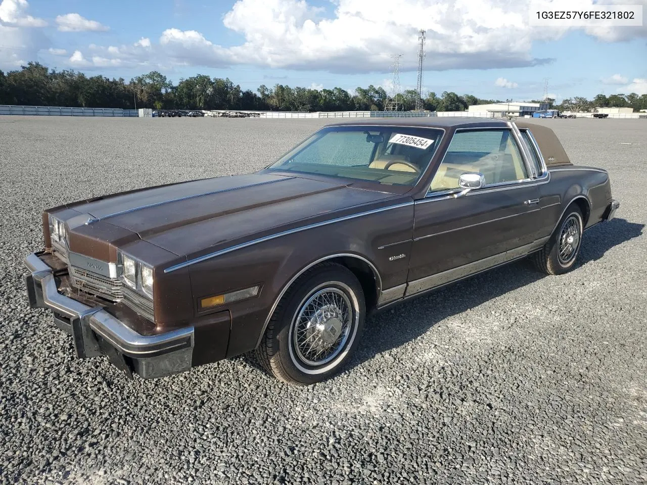 1985 Oldsmobile Toronado Brougham VIN: 1G3EZ57Y6FE321802 Lot: 77305454