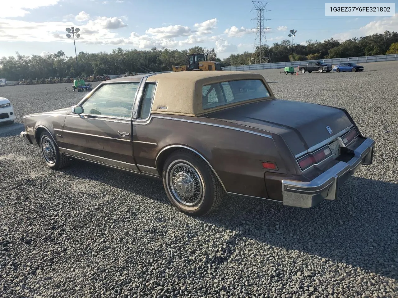 1985 Oldsmobile Toronado Brougham VIN: 1G3EZ57Y6FE321802 Lot: 77305454