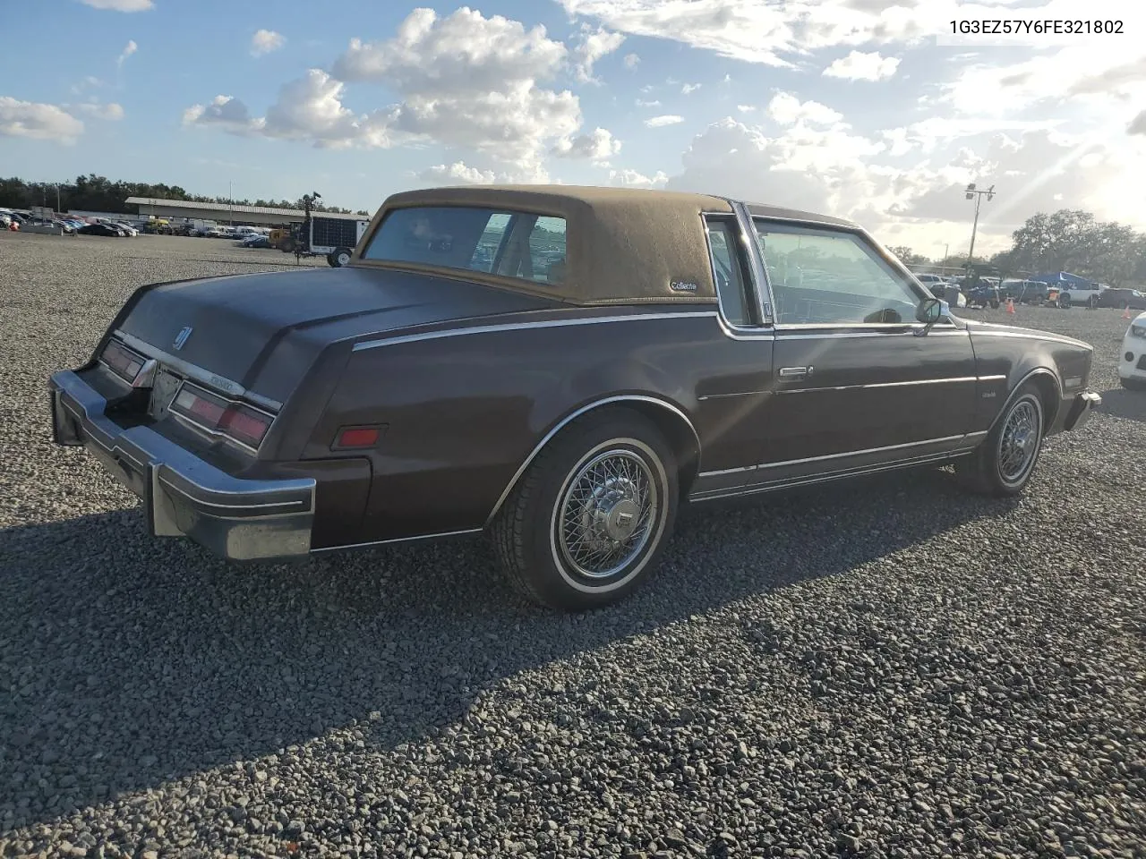 1985 Oldsmobile Toronado Brougham VIN: 1G3EZ57Y6FE321802 Lot: 77305454