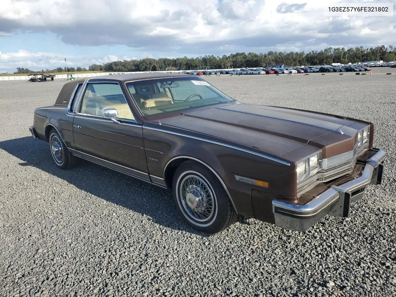 1985 Oldsmobile Toronado Brougham VIN: 1G3EZ57Y6FE321802 Lot: 77305454