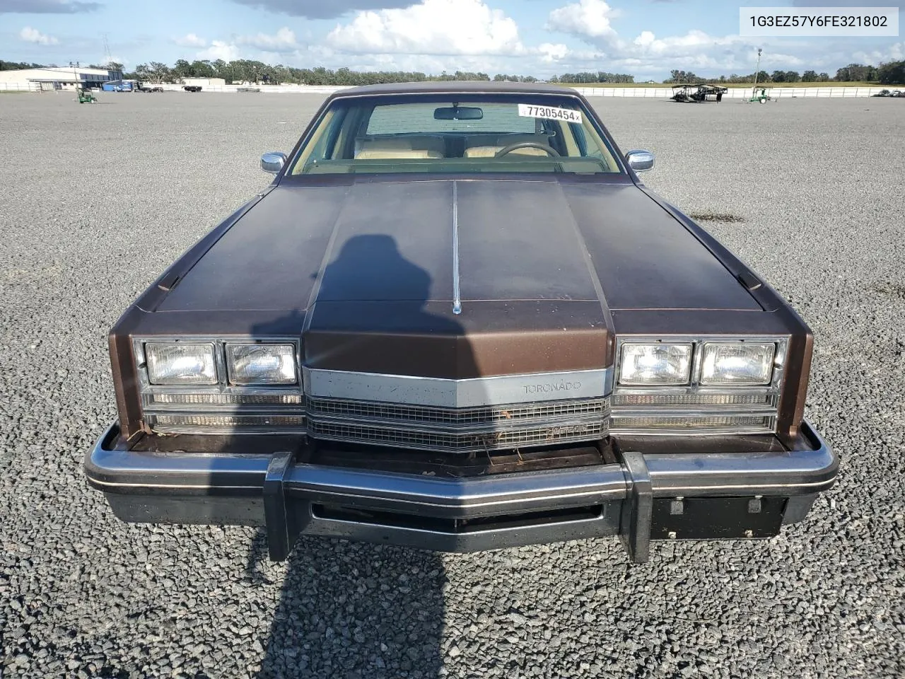 1985 Oldsmobile Toronado Brougham VIN: 1G3EZ57Y6FE321802 Lot: 77305454