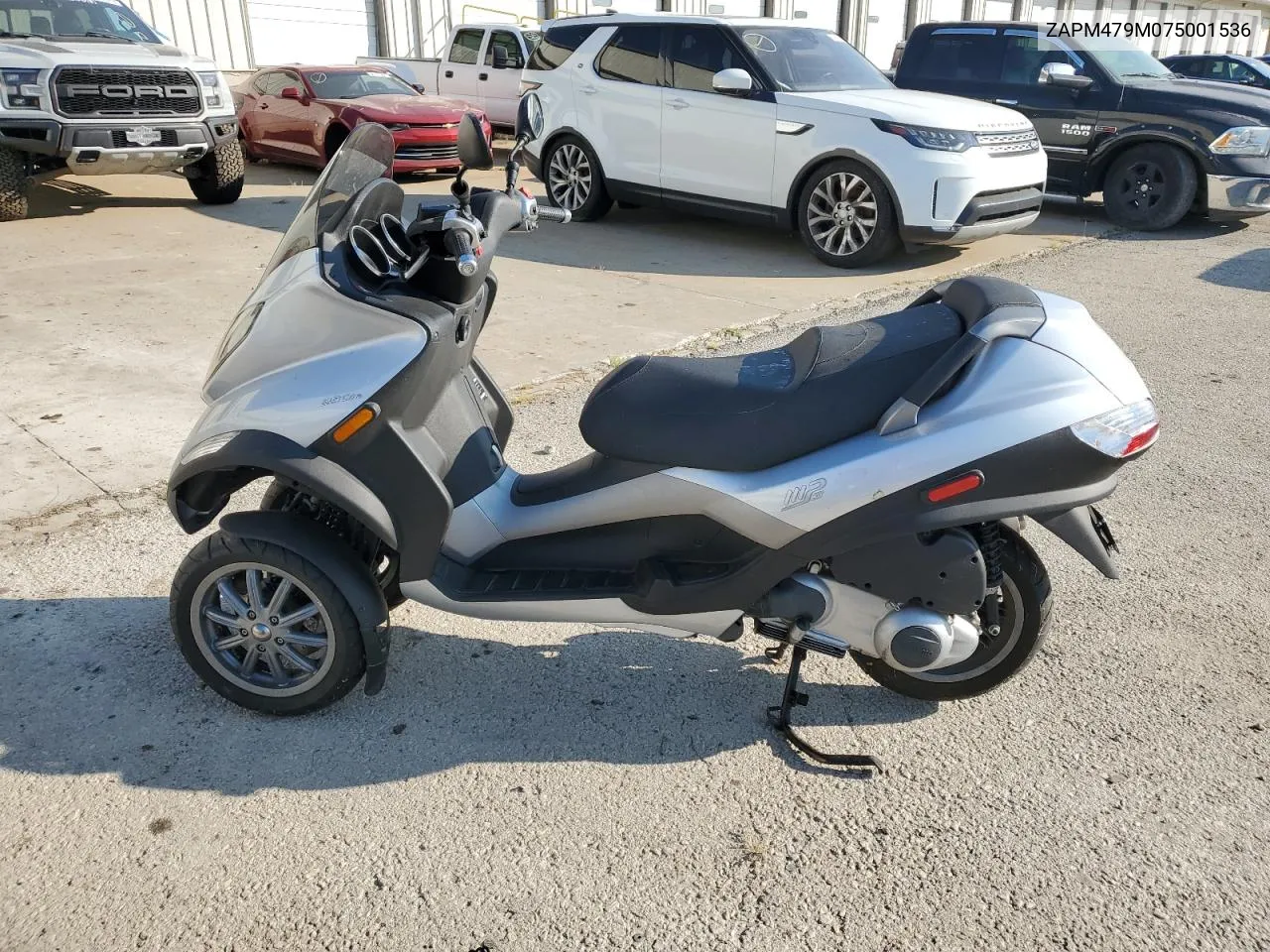 2007 Piaggio Mp3 VIN: ZAPM479M075001536 Lot: 68514924