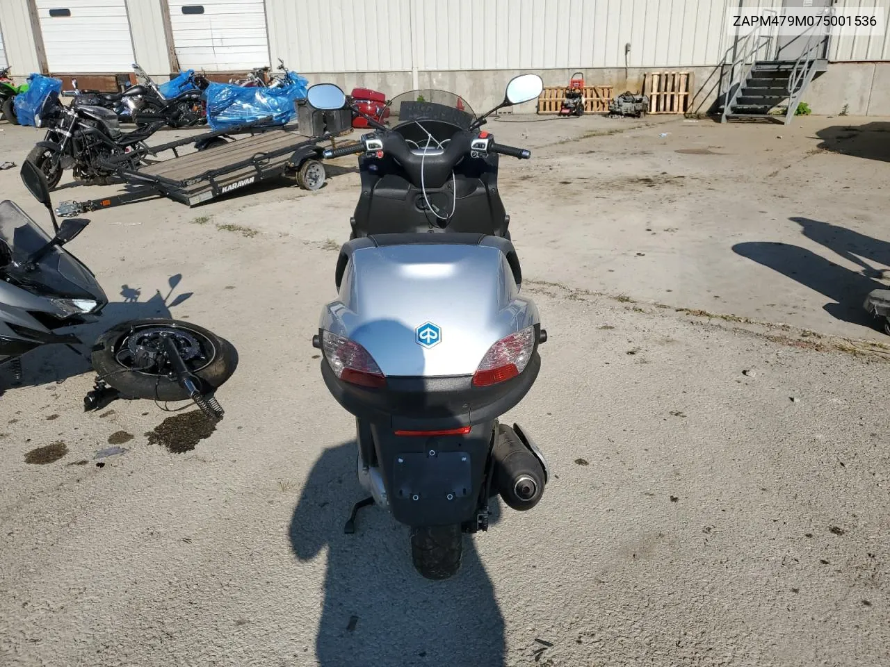 2007 Piaggio Mp3 VIN: ZAPM479M075001536 Lot: 68514924