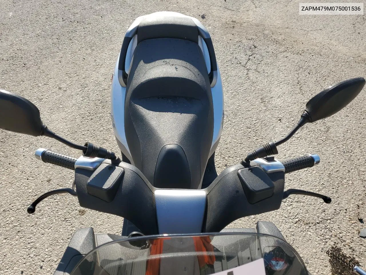 2007 Piaggio Mp3 VIN: ZAPM479M075001536 Lot: 68514924