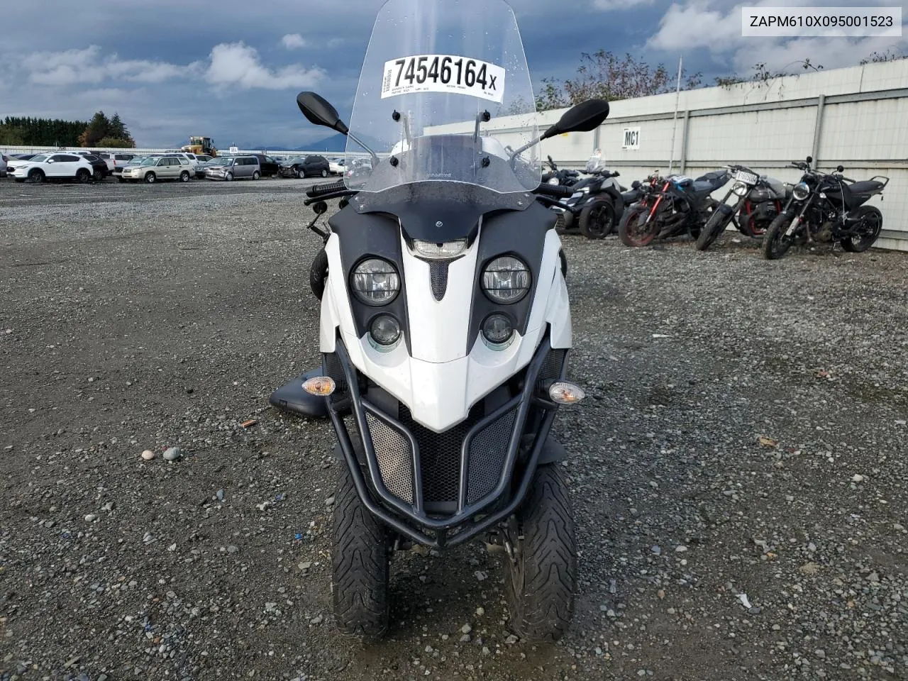 2009 Piaggio Mp3 500 VIN: ZAPM610X095001523 Lot: 74546164