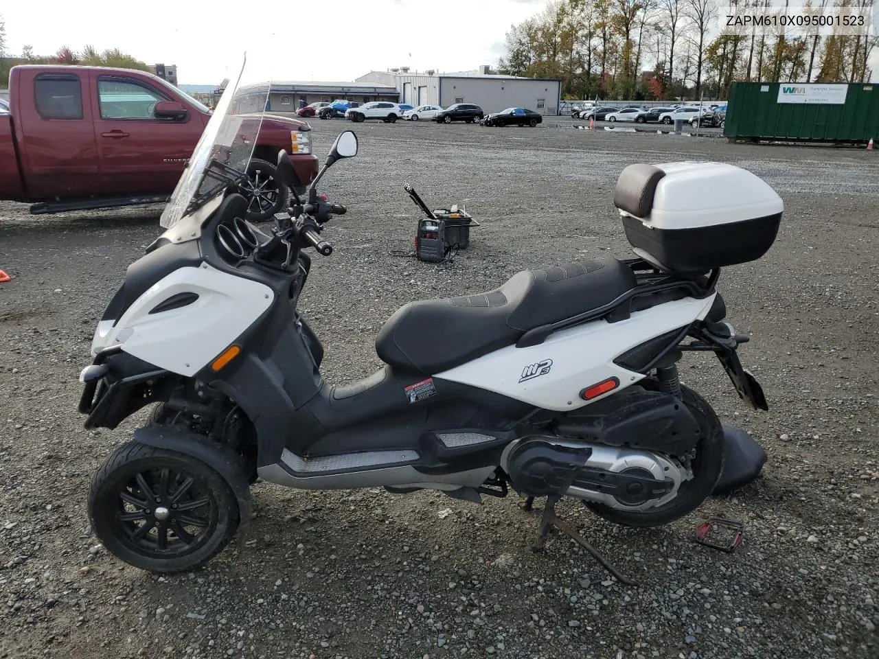 2009 Piaggio Mp3 500 VIN: ZAPM610X095001523 Lot: 74546164