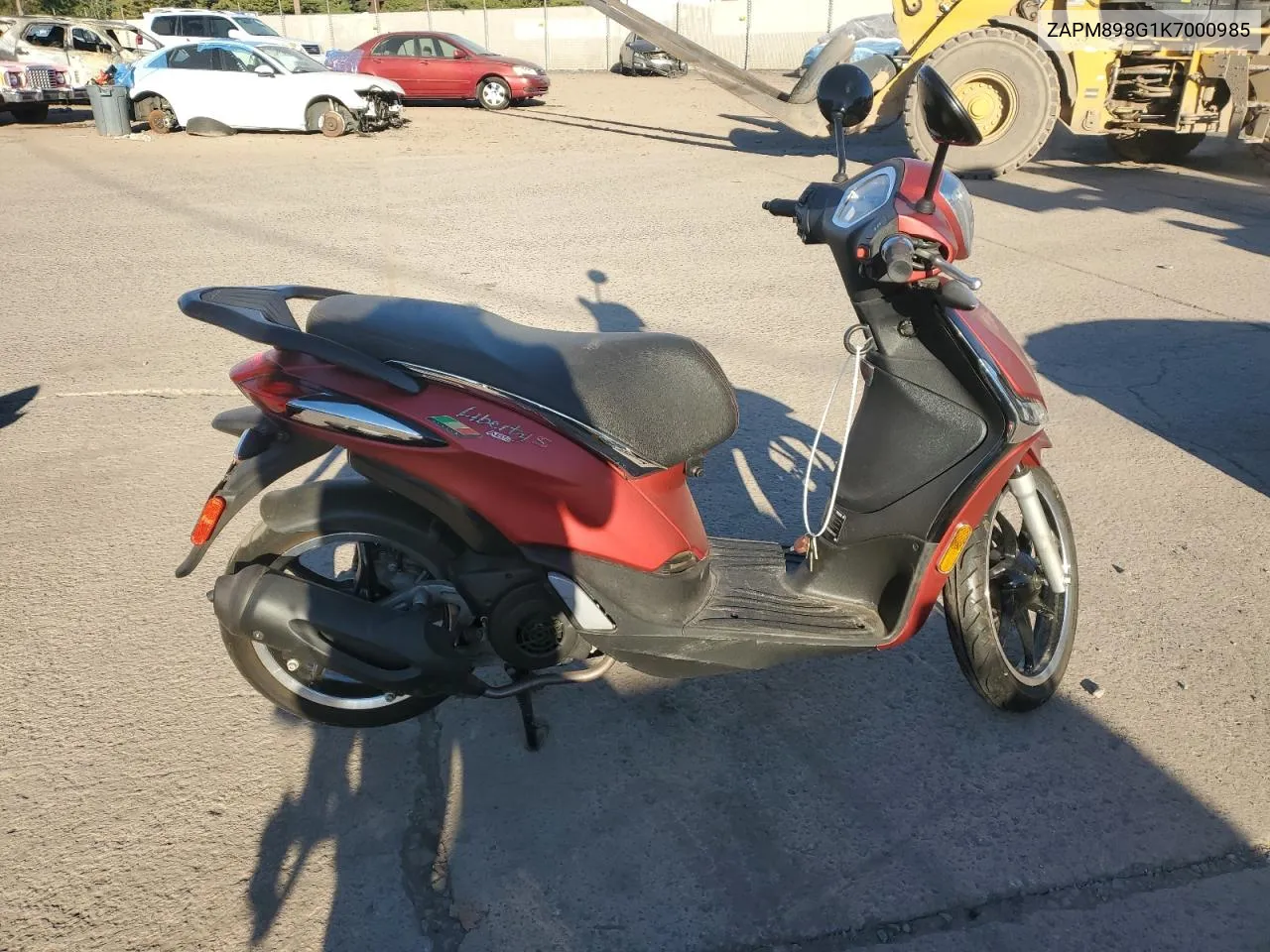 2019 Piaggio Scooter VIN: ZAPM898G1K7000985 Lot: 73275554