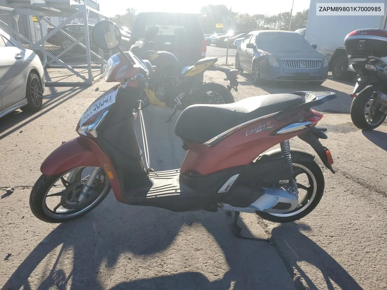 2019 Piaggio Scooter VIN: ZAPM898G1K7000985 Lot: 73275554