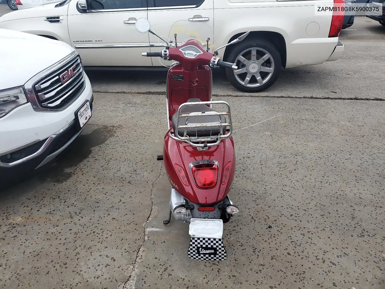 2019 Piaggio Vespa VIN: ZAPM818G8K5900375 Lot: 74680574