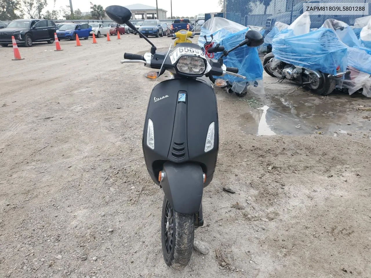 2020 Piaggio Motorcycle VIN: ZAPM818G9L5801288 Lot: 76509924