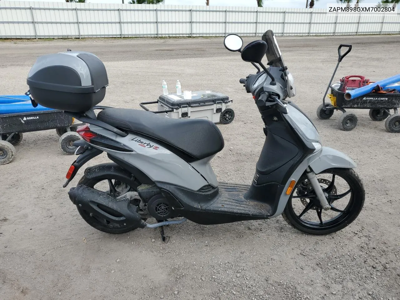 2021 Piaggio Liberty 150 VIN: ZAPM898GXM7002804 Lot: 74668404