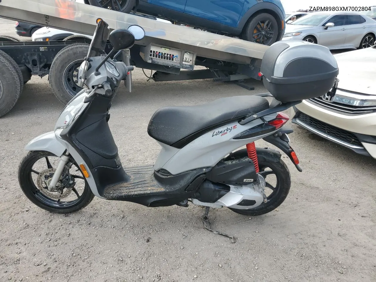 2021 Piaggio Liberty 150 VIN: ZAPM898GXM7002804 Lot: 74668404