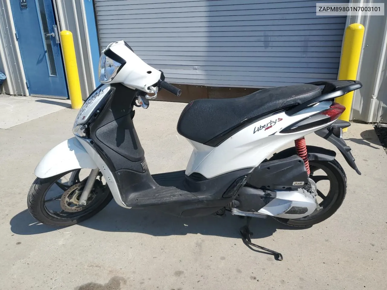 2022 Piaggio Liberty 150 VIN: ZAPM898G1N7003101 Lot: 70526094