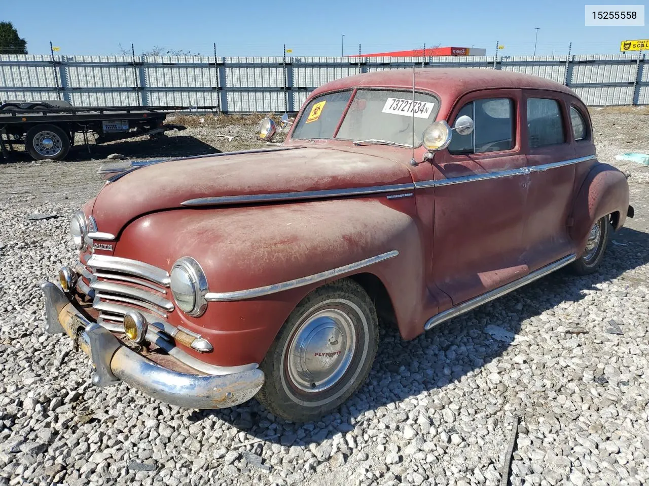 1948 Plymouth 4 Door VIN: 15255558 Lot: 73721734