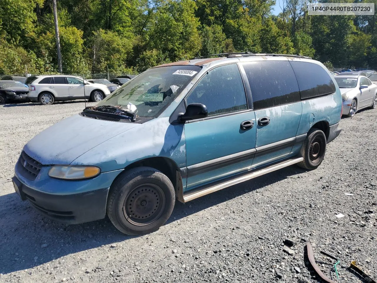 1996 Plymouth Grand Voyager Se VIN: 1P4GP44R0TB207230 Lot: 74509084