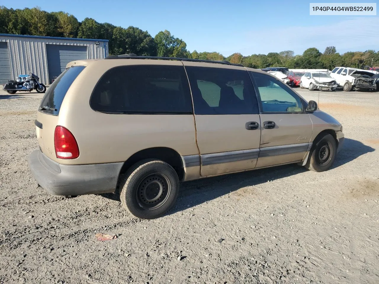 1998 Plymouth Grand Voyager Se VIN: 1P4GP44G4WB522499 Lot: 73675104