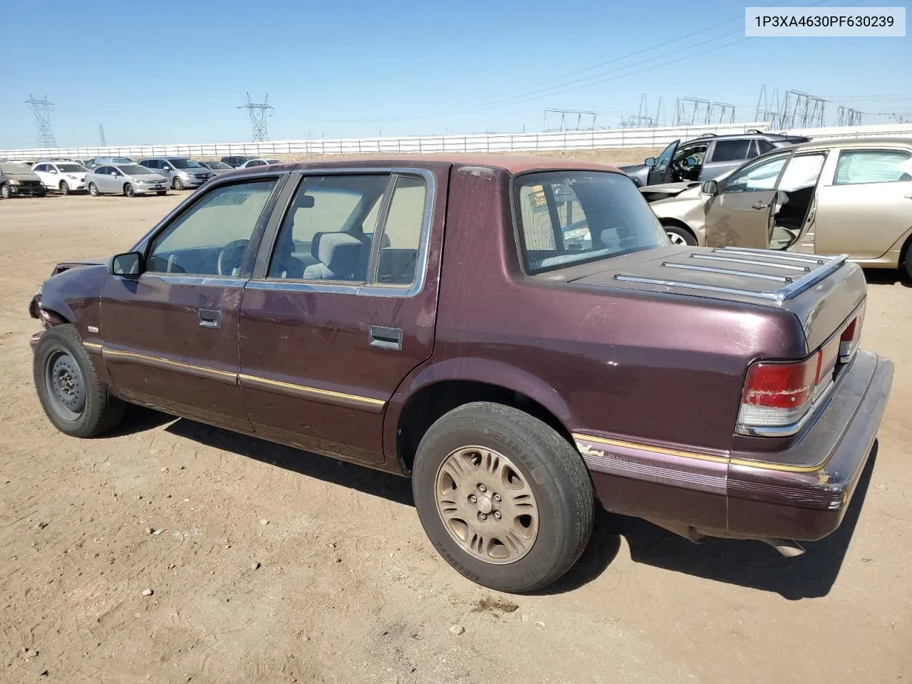 1993 Plymouth Acclaim VIN: 1P3XA4630PF630239 Lot: 75910954