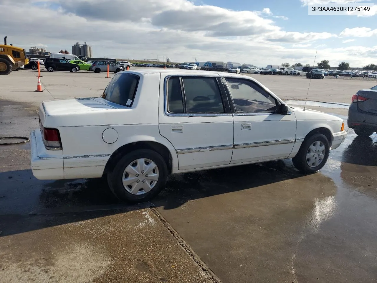 1994 Plymouth Acclaim VIN: 3P3AA4630RT275149 Lot: 79877324