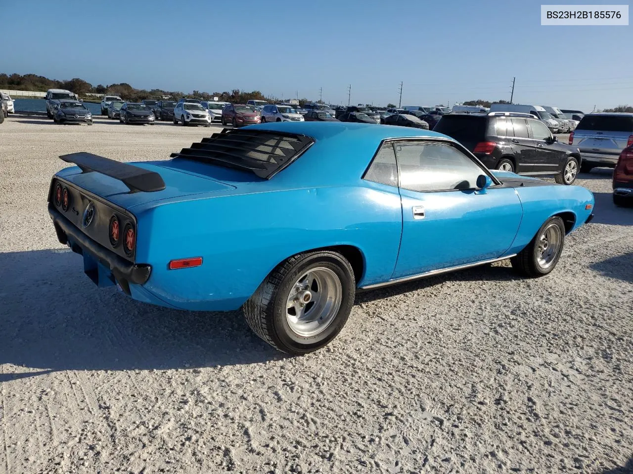 1972 Plymouth Barracuda VIN: BS23H2B185576 Lot: 76450234