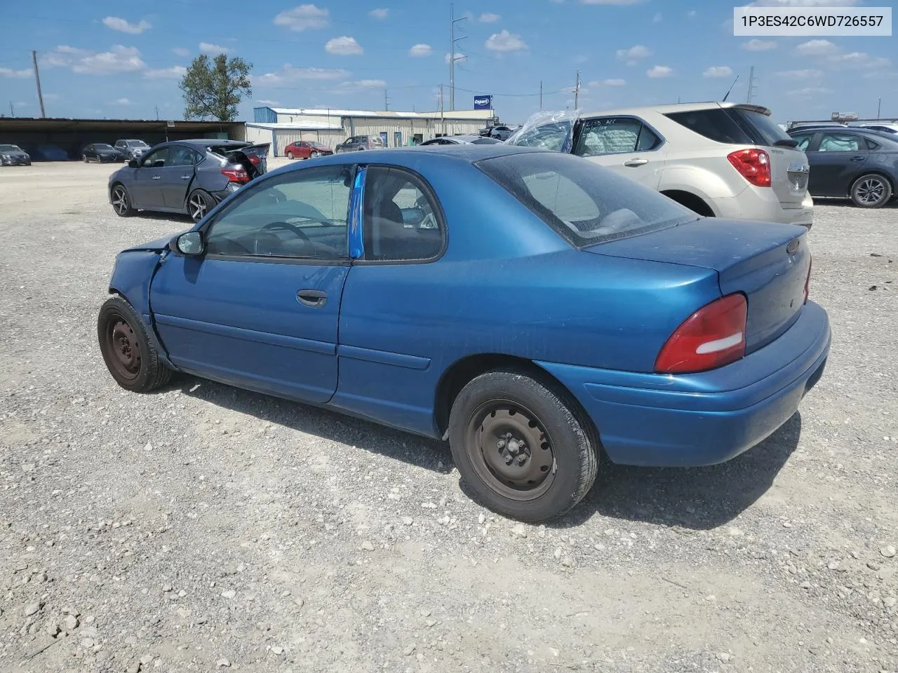 1998 Plymouth Neon Highline VIN: 1P3ES42C6WD726557 Lot: 71282324