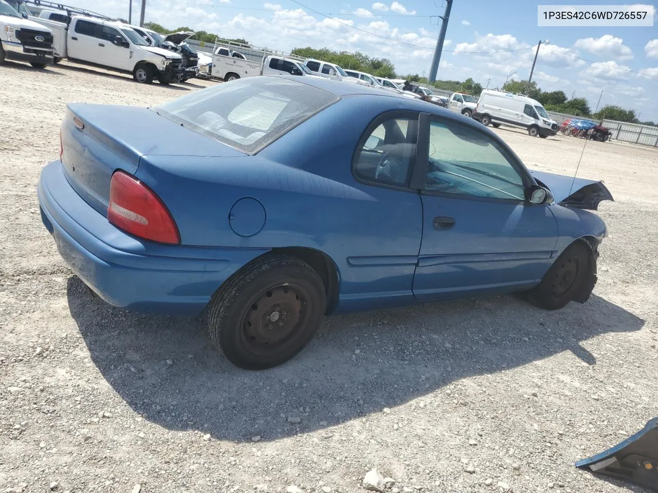 1998 Plymouth Neon Highline VIN: 1P3ES42C6WD726557 Lot: 71282324