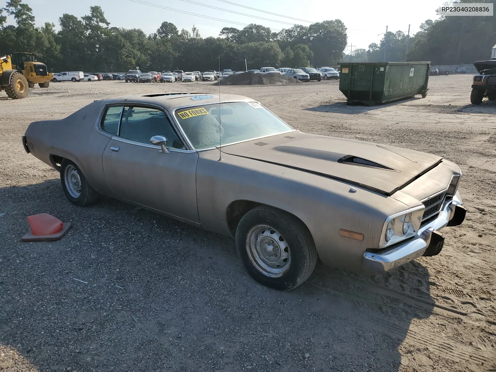 1974 Plymouth Satellite VIN: RP23G4G208836 Lot: 66768214