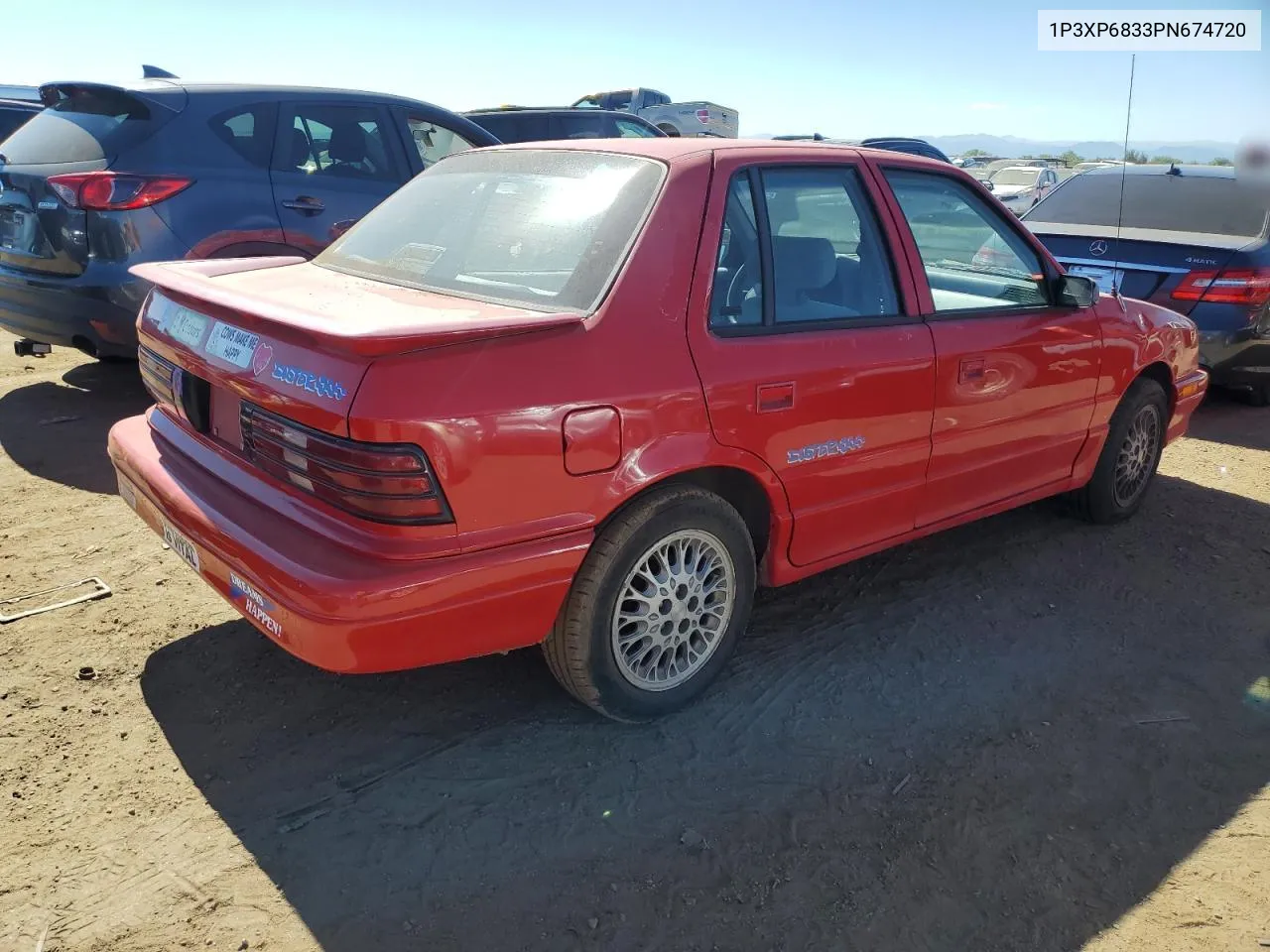 1P3XP6833PN674720 1993 Plymouth Sundance Duster