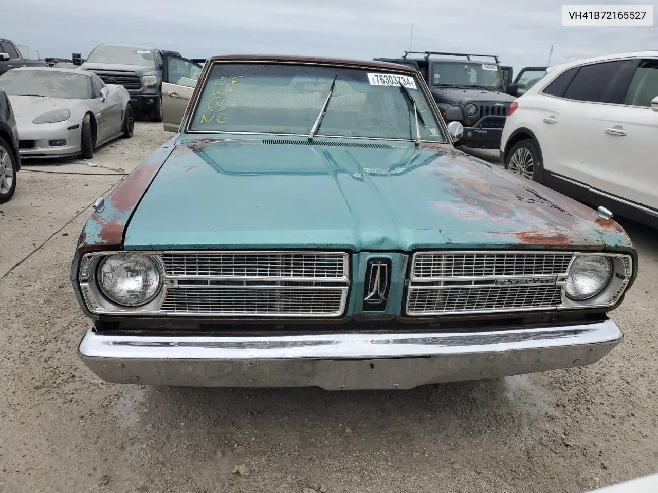 1967 Plymouth Valiant VIN: VH41B72165527 Lot: 76303734