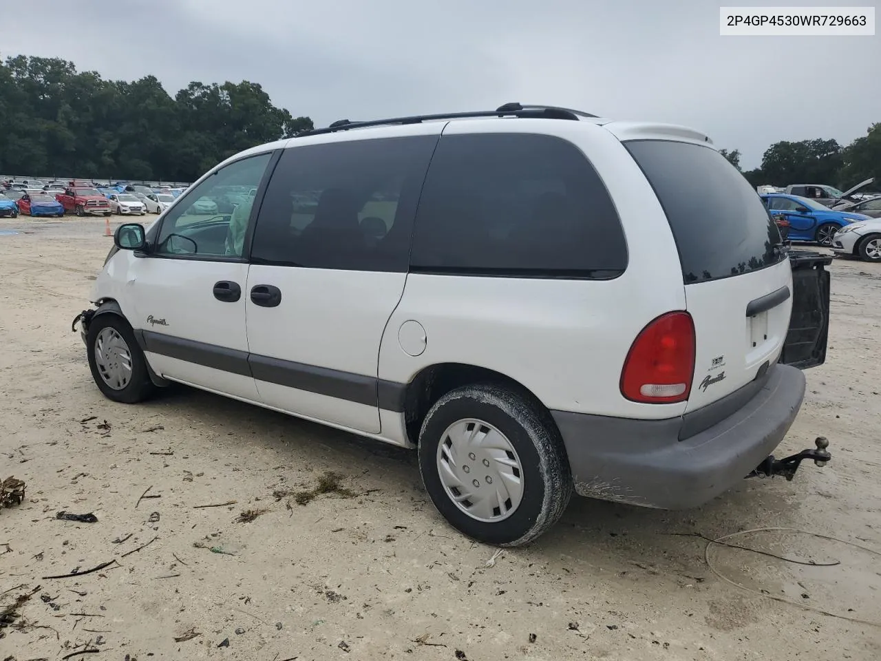 1998 Plymouth Voyager Se VIN: 2P4GP4530WR729663 Lot: 74953994