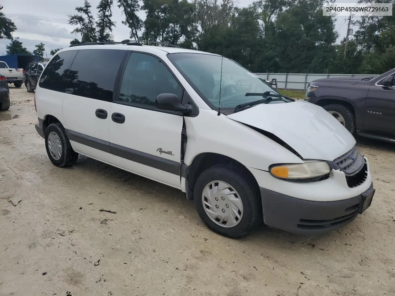 1998 Plymouth Voyager Se VIN: 2P4GP4530WR729663 Lot: 74953994