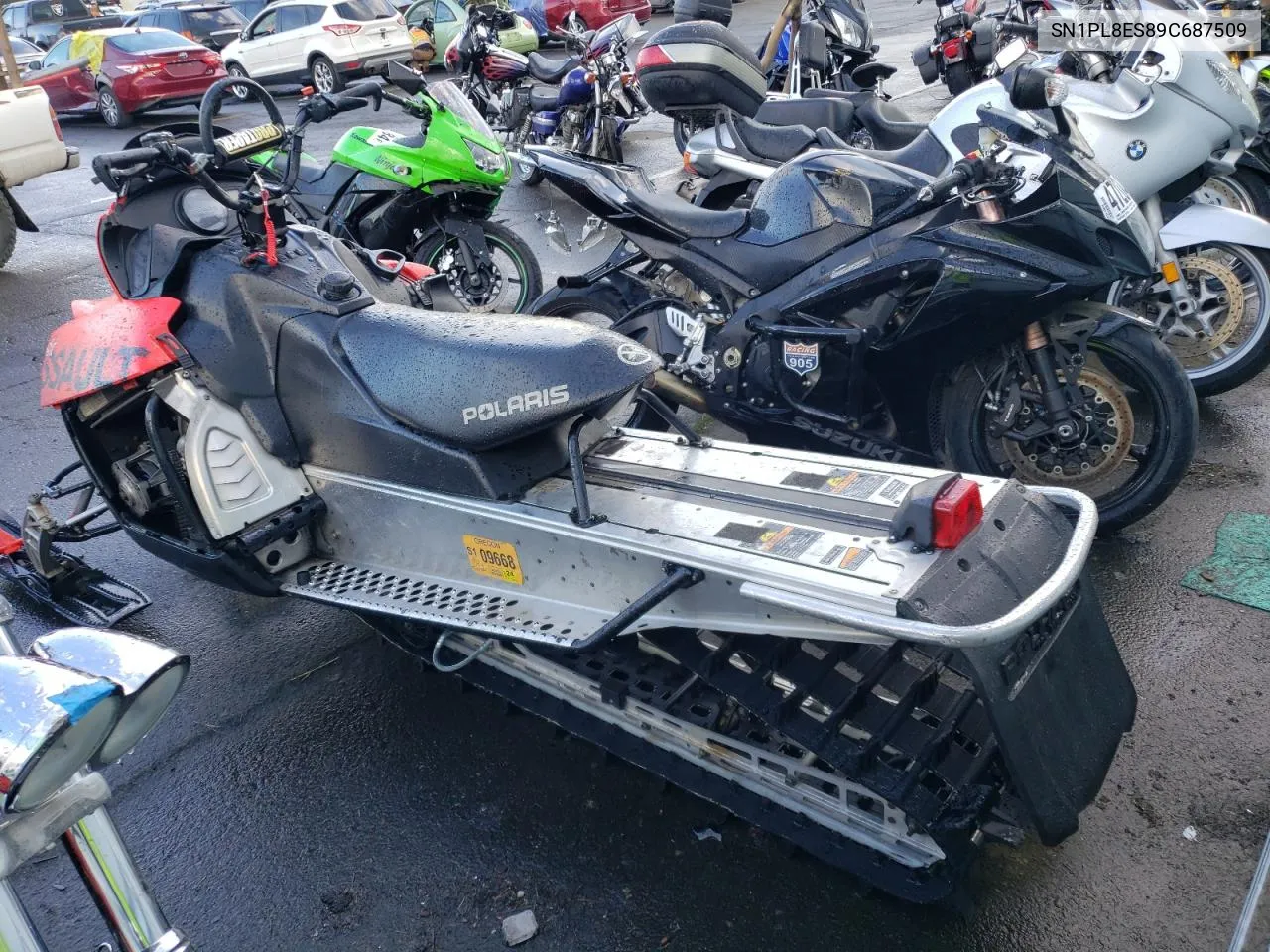 2009 Polaris 800 Pro VIN: SN1PL8ES89C687509 Lot: 76705374