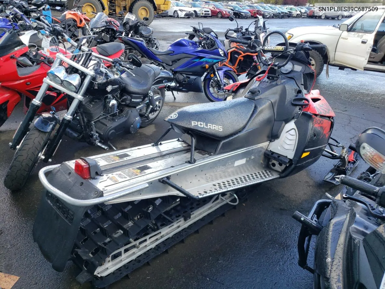 2009 Polaris 800 Pro VIN: SN1PL8ES89C687509 Lot: 76705374