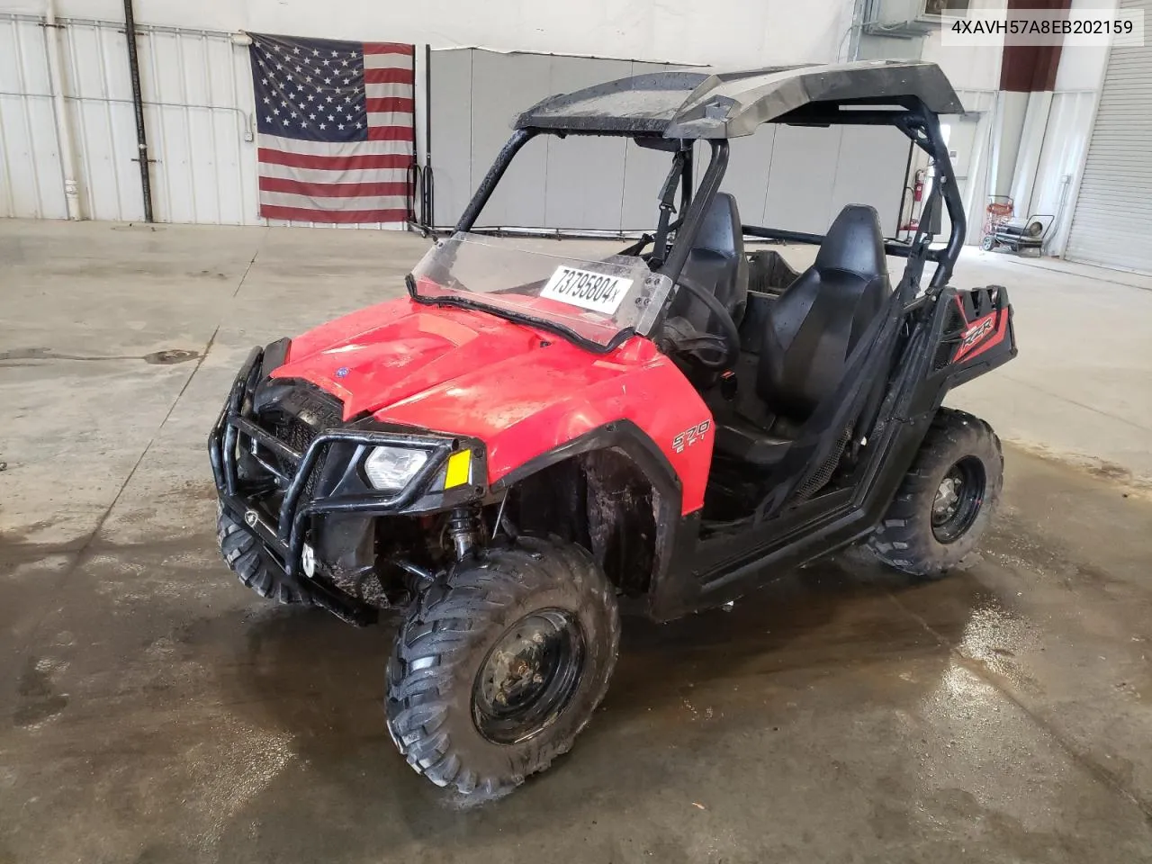 2014 Polaris Rzr 570 VIN: 4XAVH57A8EB202159 Lot: 73795804