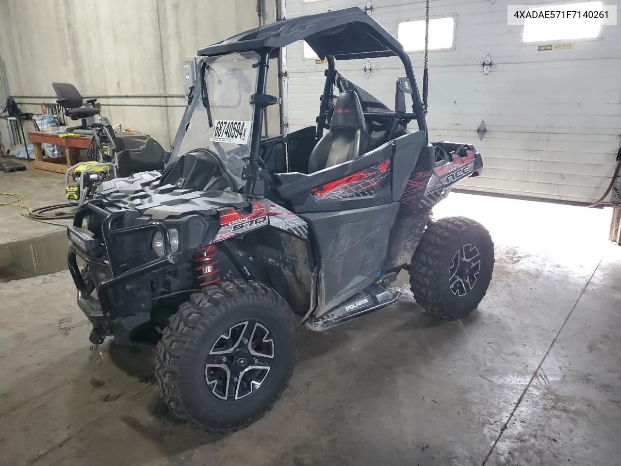 2015 Polaris Ace 570 Sp VIN: 4XADAE571F7140261 Lot: 68740594