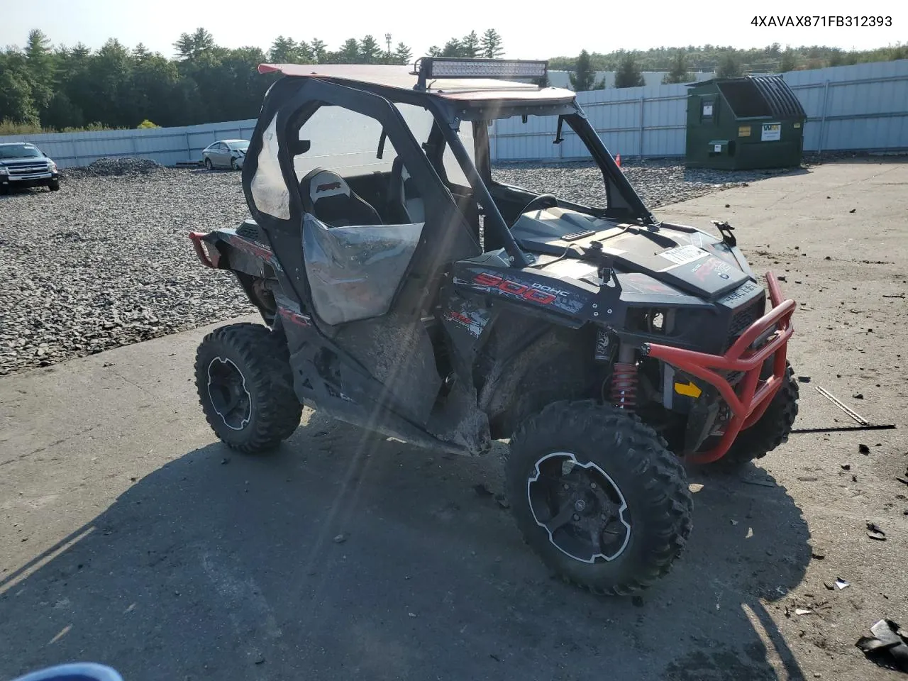 2015 Polaris Rzr 900 Xc Edition VIN: 4XAVAX871FB312393 Lot: 71107554