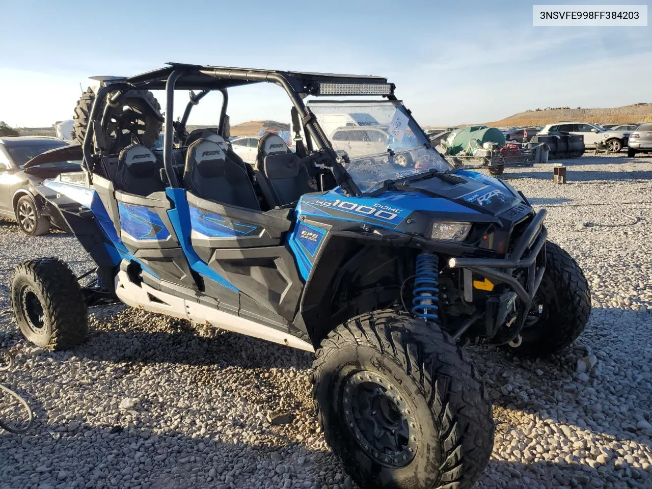 2015 Polaris Rzr Xp 4 1000 Eps VIN: 3NSVFE998FF384203 Lot: 74234064