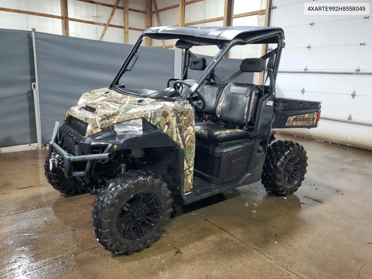 2017 Polaris Ranger Xp 1000 Eps VIN: 4XARTE992H8558045 Lot: 72230224