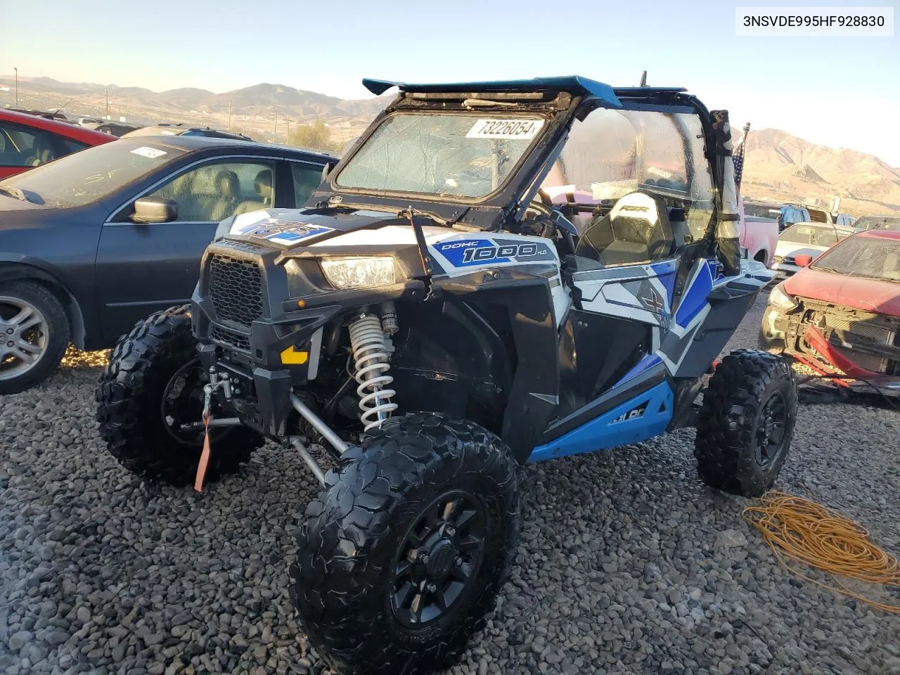 2017 Polaris Rzr Xp 1000 Eps VIN: 3NSVDE995HF928830 Lot: 73226054