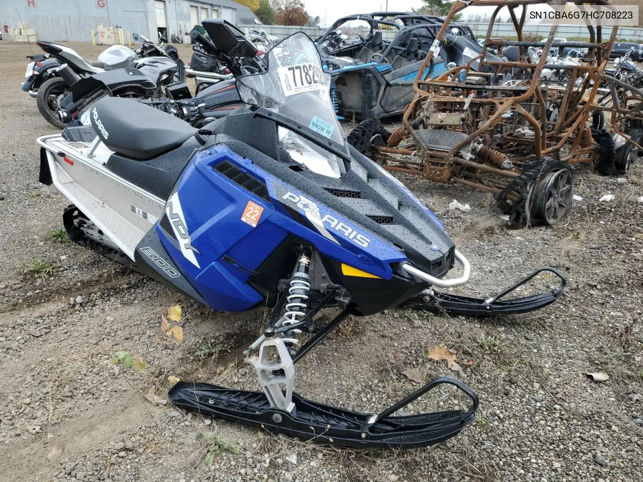 2017 Polaris Snowmobile VIN: SN1CBA6G7HC708223 Lot: 77829204