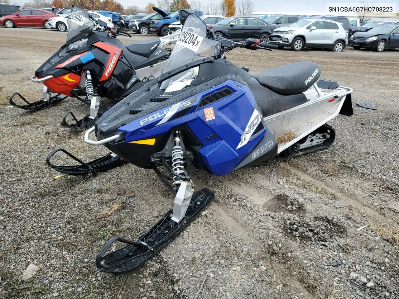 2017 Polaris Snowmobile VIN: SN1CBA6G7HC708223 Lot: 77829204