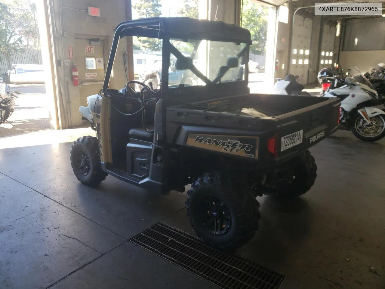 2019 Polaris Ranger Xp 900 Eps VIN: 4XARTE876K8872966 Lot: 72368214