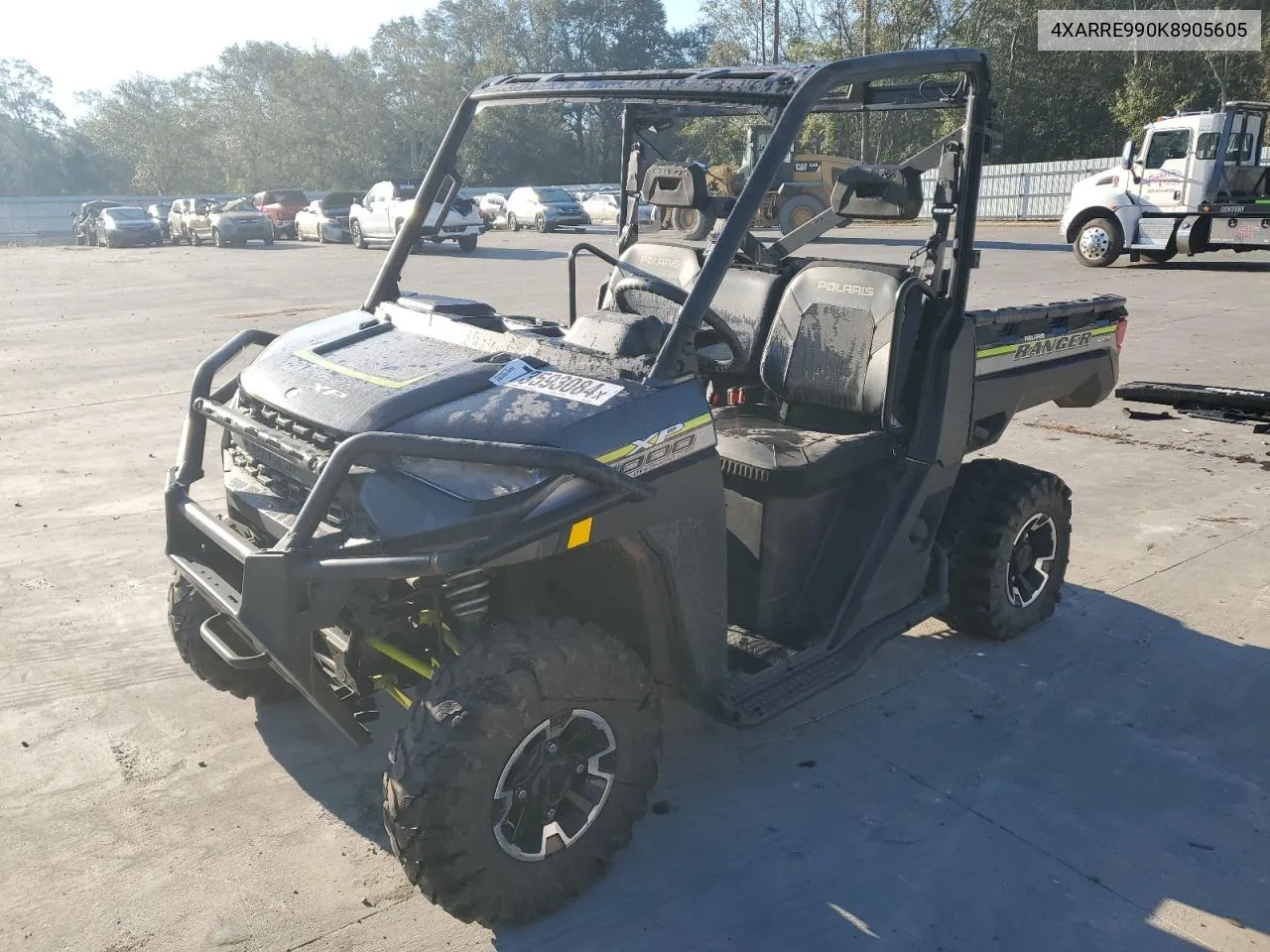 2019 Polaris Ranger Xp 1000 Eps VIN: 4XARRE990K8905605 Lot: 73593084