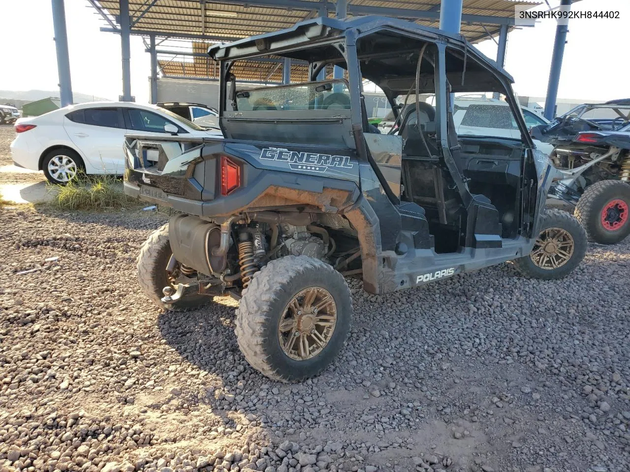 2019 Polaris General 4 1000 Eps Ride Command Edition VIN: 3NSRHK992KH844402 Lot: 74324034