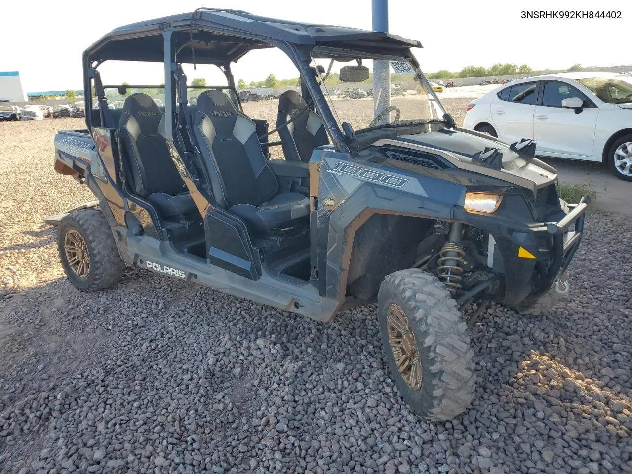 2019 Polaris General 4 1000 Eps Ride Command Edition VIN: 3NSRHK992KH844402 Lot: 74324034