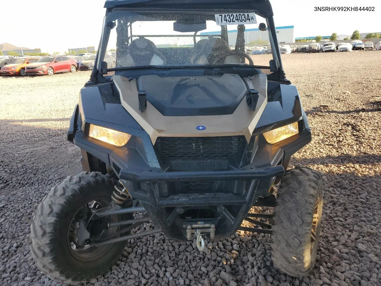 2019 Polaris General 4 1000 Eps Ride Command Edition VIN: 3NSRHK992KH844402 Lot: 74324034