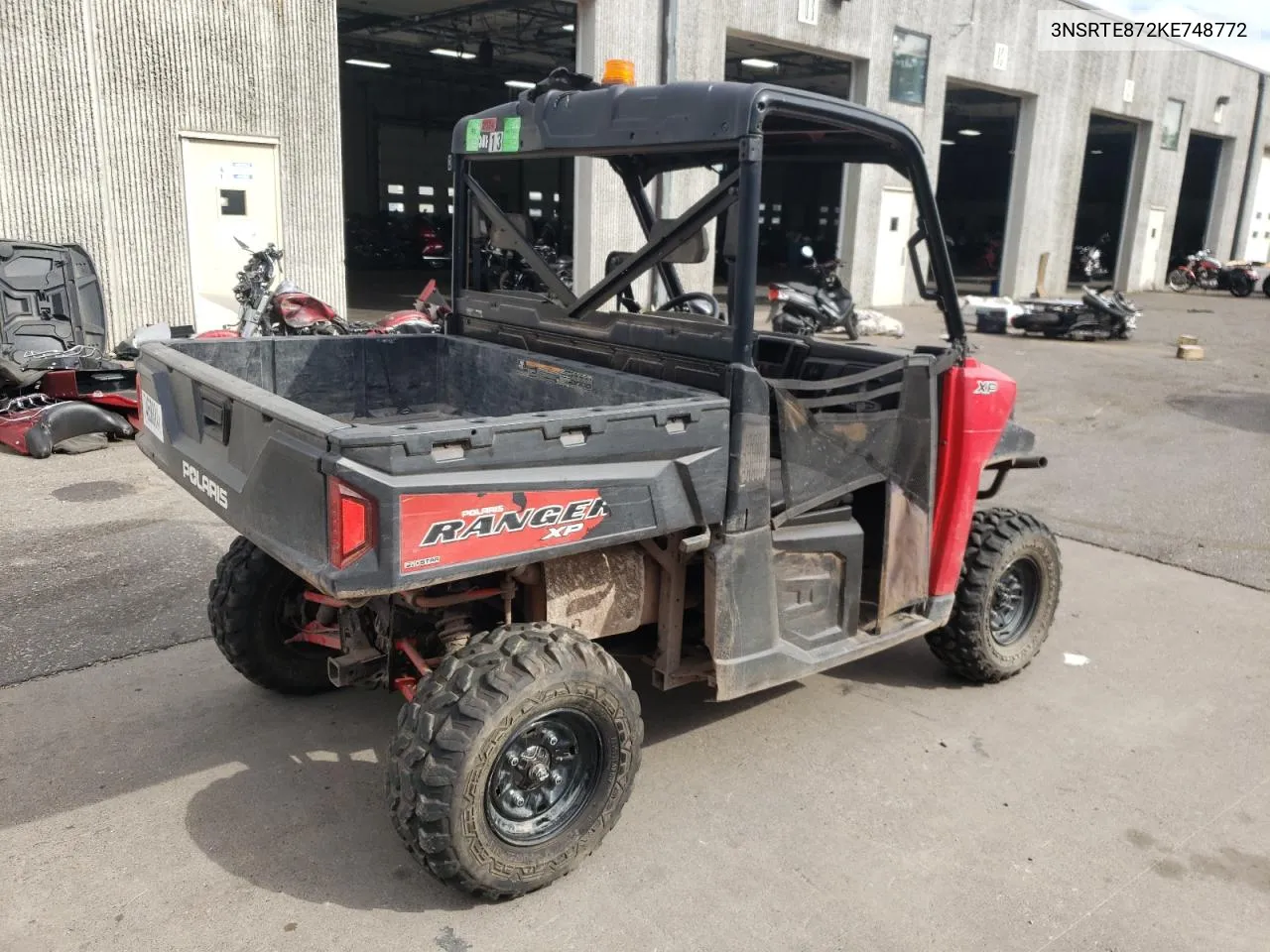 2019 Polaris Ranger Xp 900 Eps VIN: 3NSRTE872KE748772 Lot: 74658824