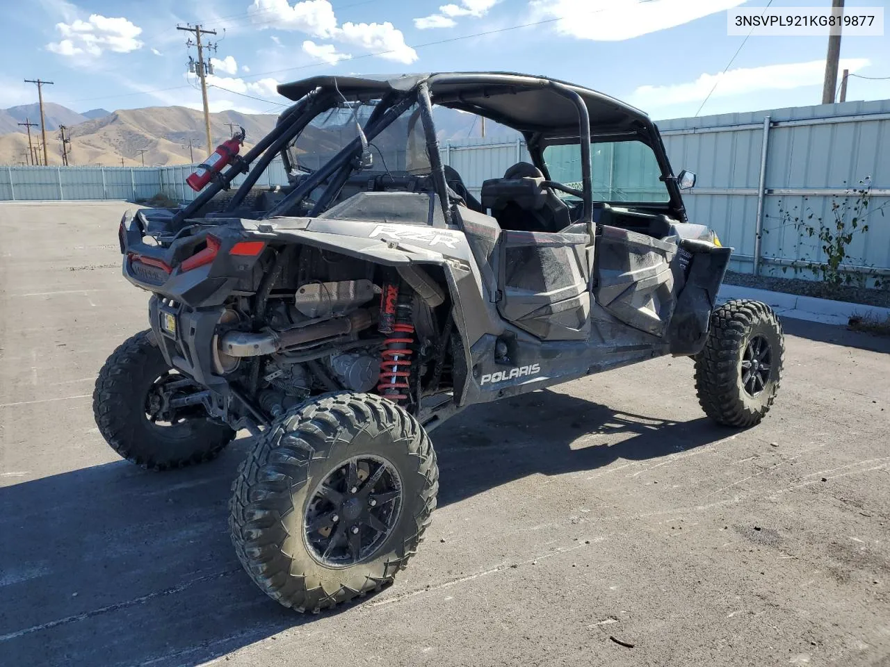 2019 Polaris Rzr Xp 4 Turbo S VIN: 3NSVPL921KG819877 Lot: 74696264