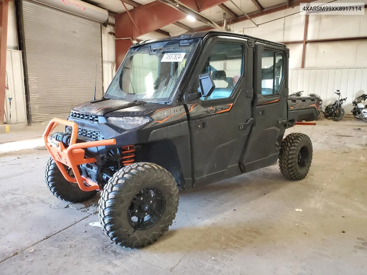 2019 Polaris Ranger Crew Xp 1000 Eps High Lifter Edition VIN: 4XARSM99XK8917114 Lot: 74937824