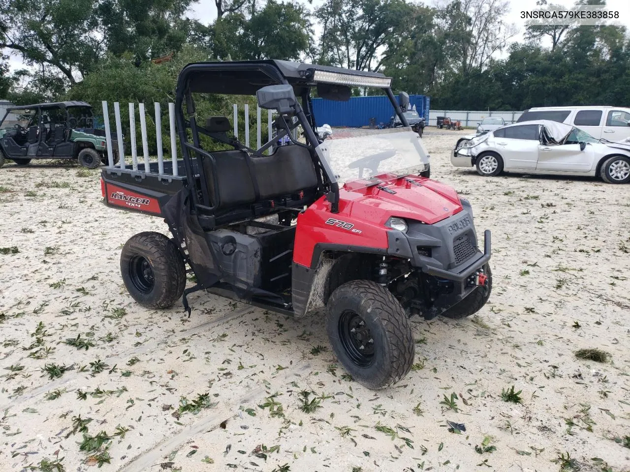 2019 Polaris Ranger 570 Full-Size VIN: 3NSRCA579KE383858 Lot: 75026194